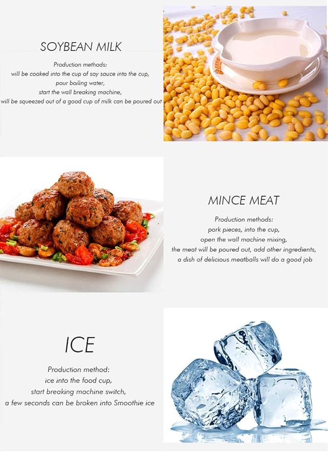 Multifunctional Blender Professional Commercial &amp Home Blender Variable Speed Control 1.8L Container for Smoothies/Soups/Frozen Desserts/Sauce