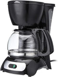 4-Cup Electric Coffee Maker with Insulated Pot - Compact Drip Machine for 4-6 People Ideal for Home and Office Use