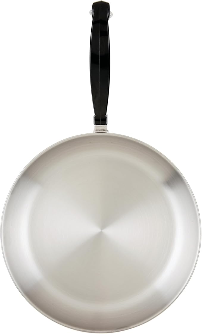 Farberware Classic Series Stainless Steel Pots and Pans with Baking Sheet Pan Cooking Tools and Lids Induction Ready Dishwasher Safe 10 Piece Cookware Set Metal Utensil Safe - Stainless Steel