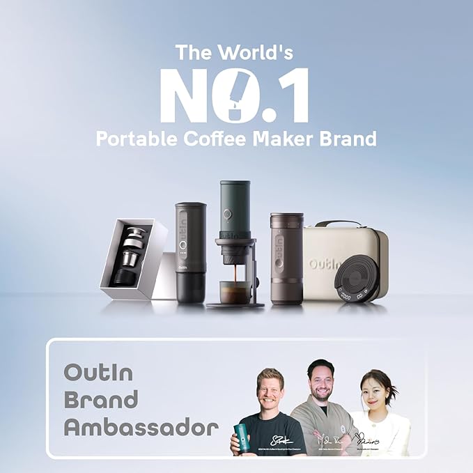 OutIn Nano Espresso Accessories Kit Basket Plus double shot
