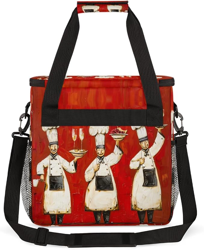 Wine Chef Food Coffee Maker Carring Bag Travel Carrying Storage Tote Bag Compatible with Keurig K-Mini or K-Mini Plus Portable Single Serve Coffee Brewer Case with Pockets for K-cup Pods