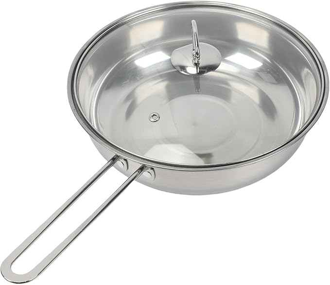 MAVIS LAVEN Stainless Steel Cookware Set Stainless Steel Pot Pan Set with Glass Lids for Gas Induction Cookers Pots Pans Cooking Kit (18Pcs)