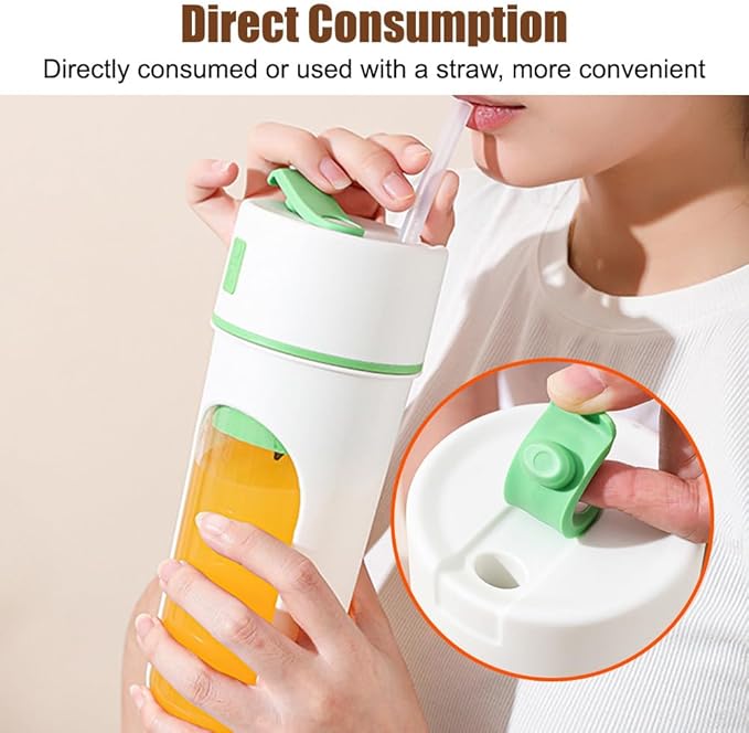 Personal Blender 480ml Small Blenders with 6-Blade Surround Blade for Home Sport Office Camping