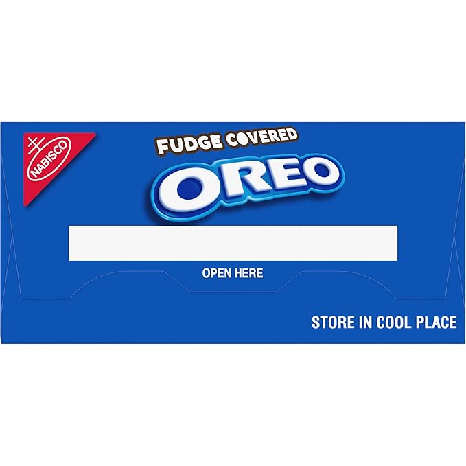 OREO Fudge Covered Chocolate Sandwich Cookies Original Flavor 12 - 7.9 oz Boxes
