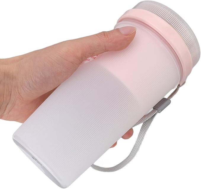 Tyenaza 300ml Electric Juicer Cup 5V 40W Handheld Portable USB Rechargeable 6 Stainless Steel Cutter Juicing Blender Cup