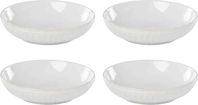 Lenox 895708 French Perle Groove Pasta Bowls Set Of 4