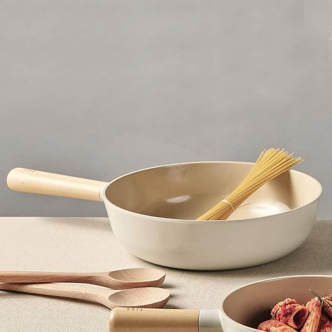 Neoflam FIKA Cookware Set - 9 Frypan 10 Wok Non-Stick Ceramic Coated Pans