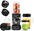 Wonderchef Nutri-blend Juicer Mixer Grinder Blender &amp Smoothie Maker 500W 22000 RPM Full Motor Unbreakable Jars Recipe book by Chef Sanjeev Kapoor 2 Jar 3 Jar Black