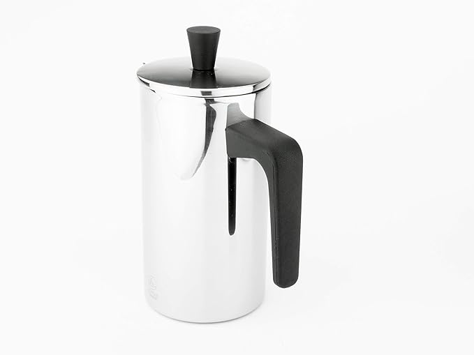 Leopold Vienna 700 ml Coffee Maker Double Walled Napoli Stainless Steel Silver 10 x 15.5 x 19.8 cm