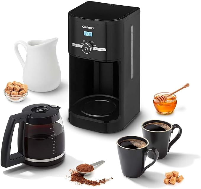Cuisinart Classic 12-Cup Programmable Coffeemaker Black DCC-1120BKNAS