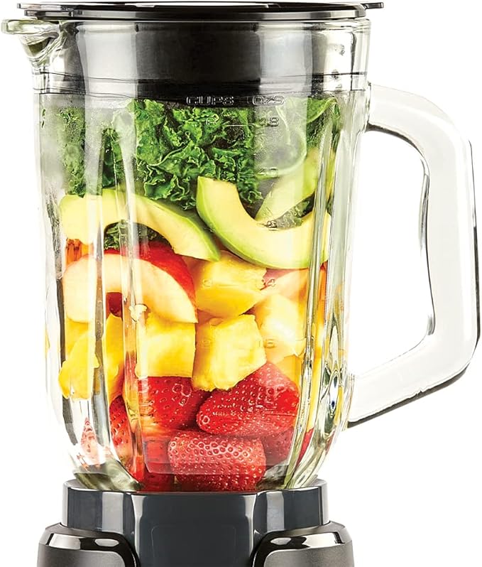 PowerXL Boost Blender 4 Speed 800 Watts 48-oz Glass Jar Black