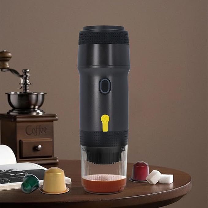 TOPINCN 20Bar Portable Capsule Coffee Maker Compact Lithium Battery Travel Coffee Machine 3 in 1 Quick Heating Electric Coffee Maker for Pods