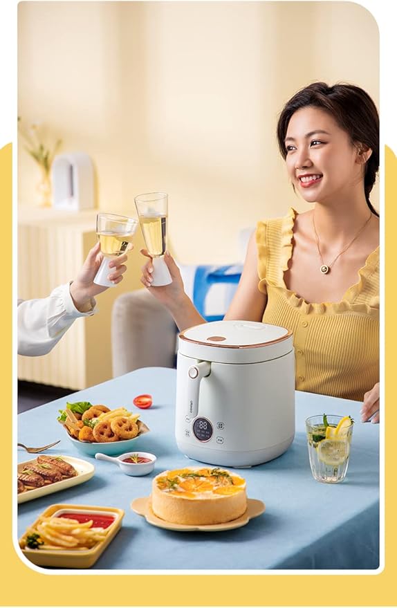Household Electric Rice Cooker Multi-Function Small Intelligent Mini Rice Cooker 2-3 People Small Electric Rice Cooker (Mint White) (Mint White)