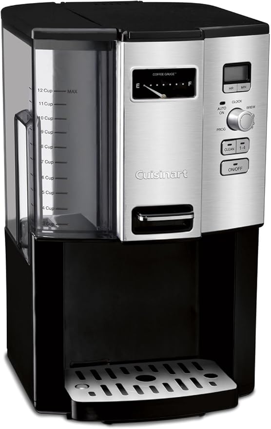 Cuisinart Coffee Maker 12 Cup Programmable Drip DCC-3000P1 Black &amp GTF-B Gold Tone Coffee Filter Basket Burr Mill