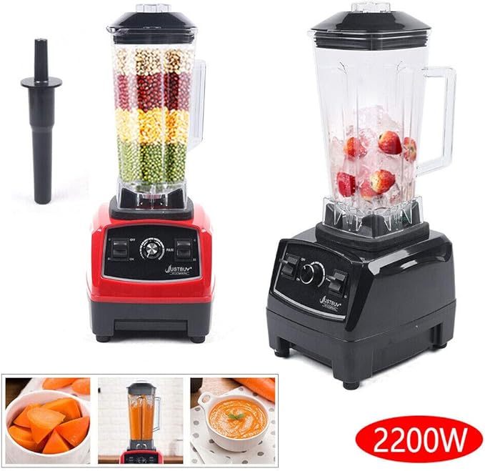 TBVECHI 3HP 2L Household Blender Smoothie Maker 2200W High Speed Food Mixer 45000RPM