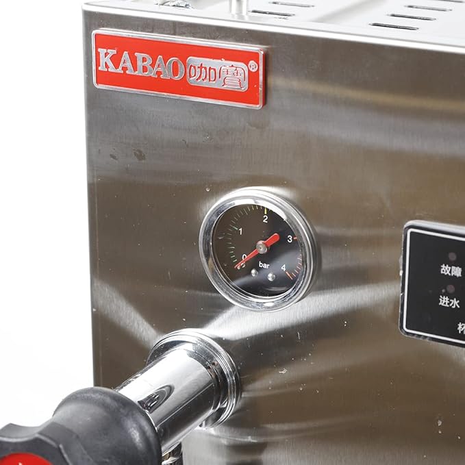 Commercial Milk Foaming Machine Bar Espresso Machine Automatic Milk Steamer Electric Coffee Foaming Machine 8l Professional Double Hole Pump Embossed Coffee Milk Foaming Machine
