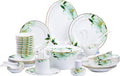 Dinner Sets for 10Bone China Porcelain Dinner SetJingdezhen Flowers Pattern Tableware Set Bowls and Plates-56 Pcs (Style 2)