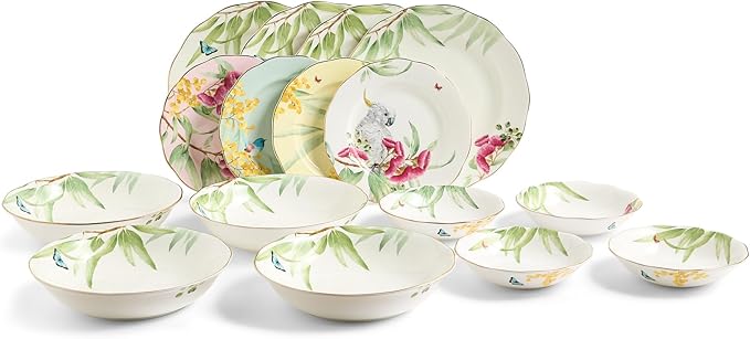 Miranda Kerr Australiana Dinnerware Set Pasta - Mixed16PCS