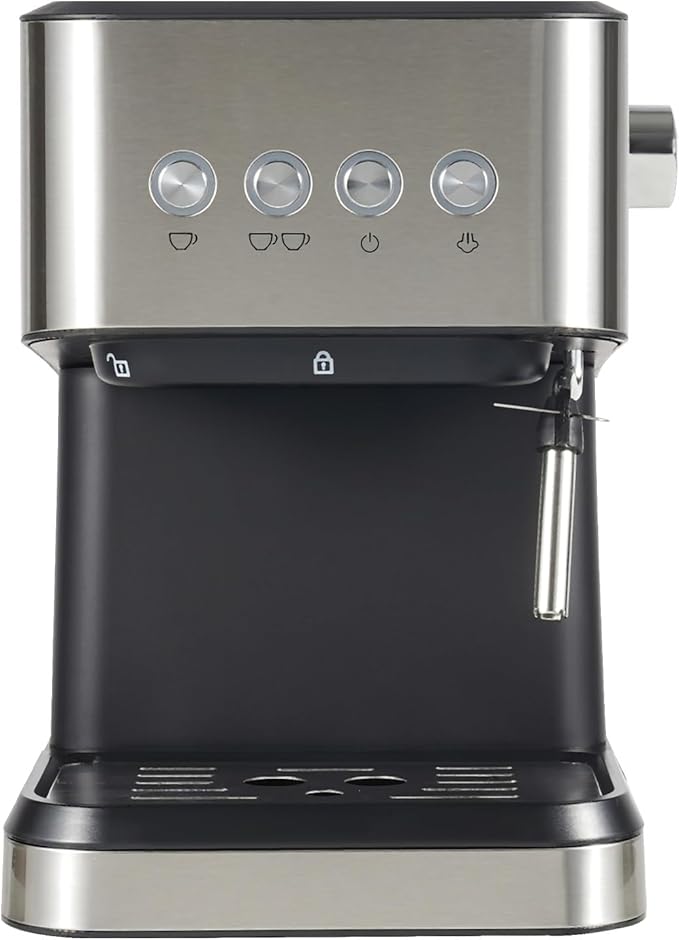 Small Drip Coffee Machine with 40 oz Carafe Hot or Iced Coffee Stainless Semi-automatic Coffee Machine for Home and Office Glass Carafe
