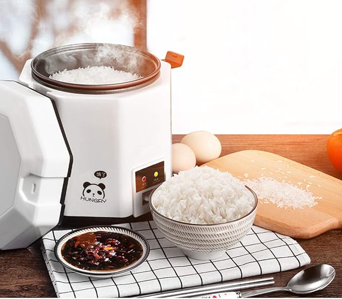 1.2L Mini Rice Cooker Electric Lunch Box Travel Small Removable Non-stick Pot Keep Warm Function Suitable For 1-2 People - For Cooking Soup Rice Stews Grains &amp Oatmeal