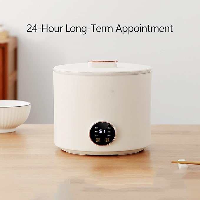 Mini Rice Cooker - Rice Cooker For One Person Multifunctional Rice Cooker Healthy Ceramic Coated Portable Rice Cooker Travel Rice Cooker Long-lasting Heat Preservation