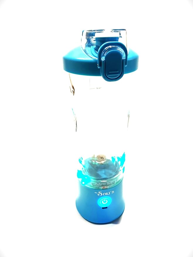MuSOKI'S Stylish Portable Blender 600ML (Blue)