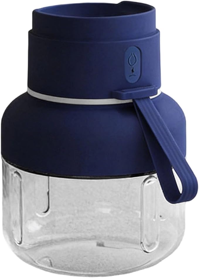 Portable Blender for Smoothies and Shakes 850ml Electric Personal Blender Cordless Rechargeable Juicer Cup with Lid Straw for Travel Office Gym Home Blue
