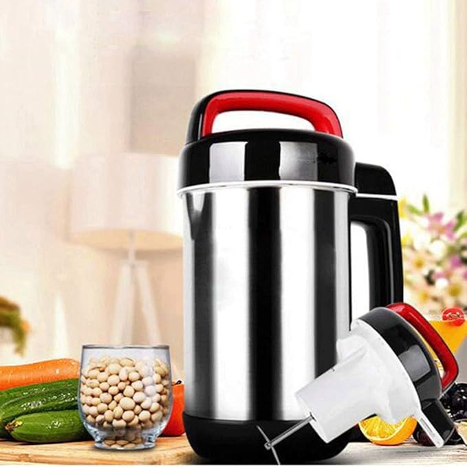 Soymilk machineJuicer 1.2L Breakfast Soybean Milk Maker Automation Soymilk Machine Jam Maker Milk Shake Machine Grain Grinding Juicer