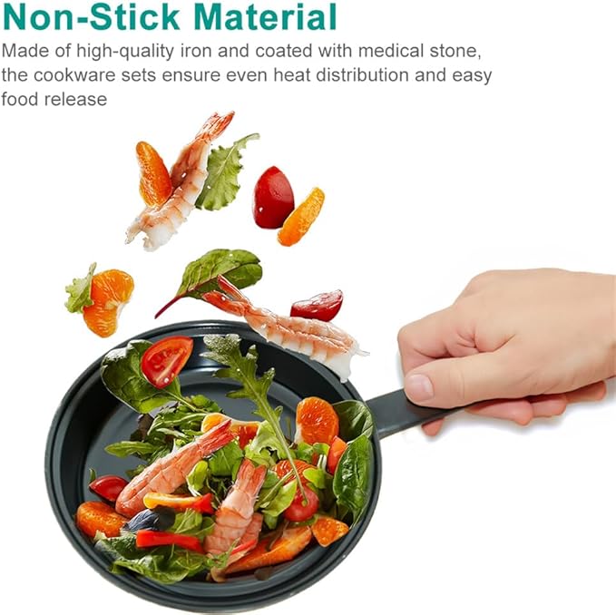 Non Stick Pots and Pans Set 13 Pieces Kitchen Utensil Set Kitchen Cookware Gifts213 Pc-2-13 pc