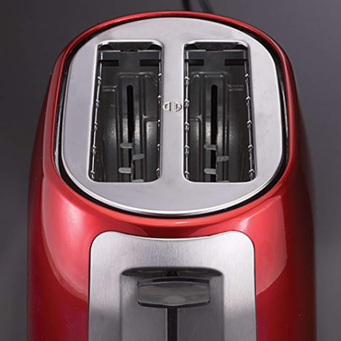 Brentwood TS-292R Cool Touch 2-Slice Extra Wide Slot Toaster Red