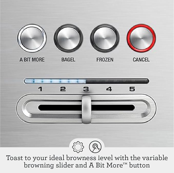 Breville BTA730XL Bit More Toaster 4 Slice Brushed Stainless Steel