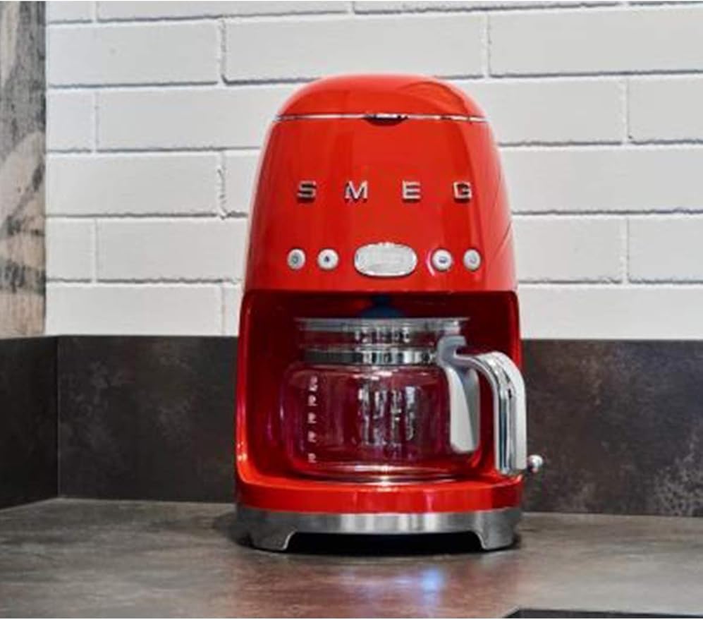 Smeg - Coffee Machine - 11+ - Filter Coffee Machine - Red