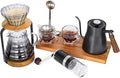SOTECH Pour Over Coffee Maker Set Bundle with Black Dripper Stand Server