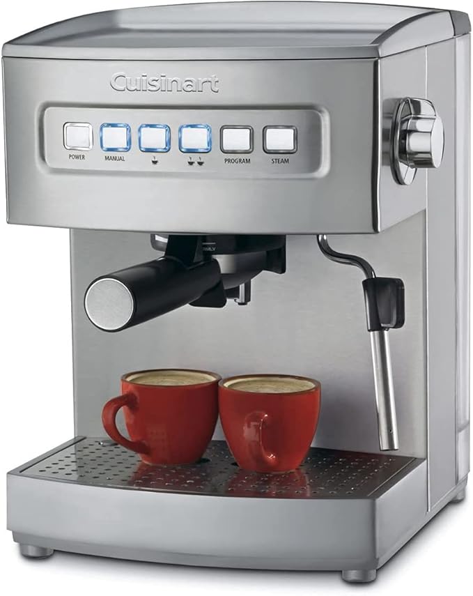 Cuisinart EM-200NP1 Programmable 15-Bar Espresso Maker Stainless Steel