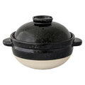 Nagatani Seitou ACT-03 Hase-en Kamado-san Earthenware Pot for 2 Cook Rice Made in Japan (With Rice Spoon Recipe) Diameter 8.5 inches (21.5 cm) x Height 6.3 inches (16 cm) Heat Retention Rice Pot