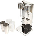 Milkshake Machine 180W 110V Double Head Electric Milkshake Maker with 2 Speed Adjustable 27.05 Ounces Per Cup Capacity Electric Beverage Blender with 2 Measuring Cups for Protein Shakes