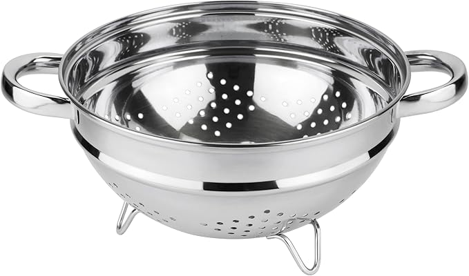 MAGEFESA Vesta 10-Piece Cookware Set Crafted from Stainless Steel Easy to Clean and Dishwasher Safe Soft-Touch Metal Handles for a Comfortable Grip