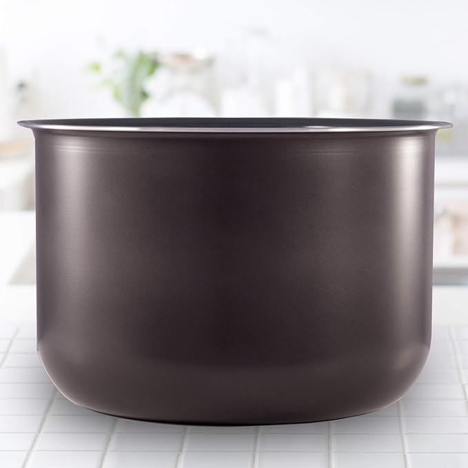 Instant Pot Ceramic Inner Slow Cooking Pot 6-Qt Non-Stick Coated Interior Rice Cooker