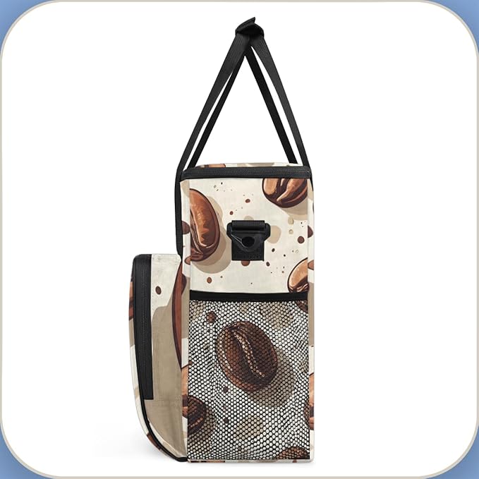 Coffee Maker Carrying Bag With Shoulder Strap Single Coffee Machine Bag Travel Storage Bag for Men Women Beans