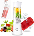 Portable Blender Smoothie Juicer Cup - Six Blades in 3D 480ml Fruit Mixing Machine with 4000mAh USB Rechargeable Batteries Mini Travel Juicer
