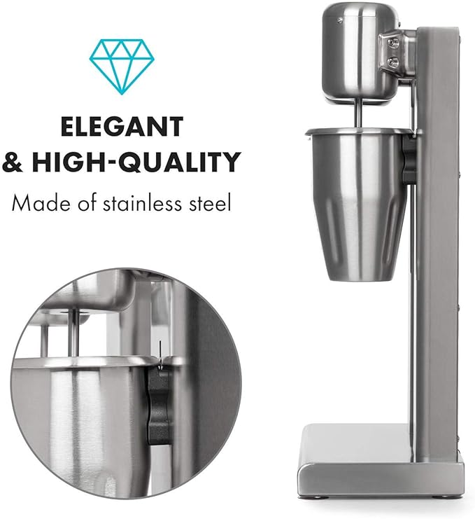 Klarstein Kraftpaket Pro Drink Mixer + Accessories Mixer Doppio Silver