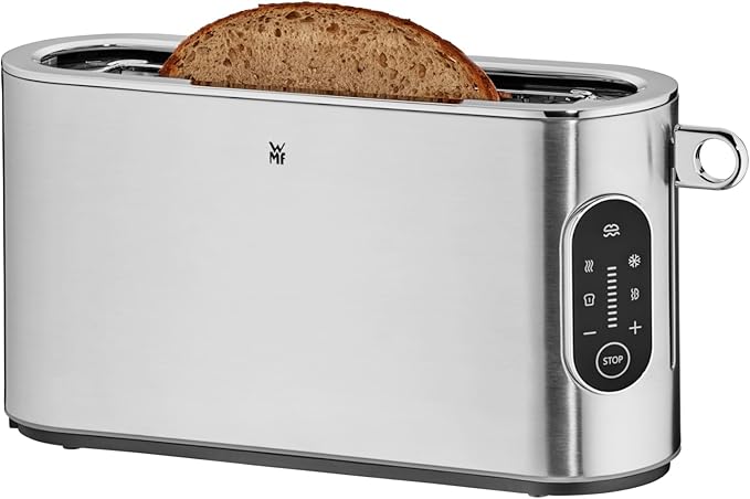 WMF Lumero 414190011 Best Toaster 10 Browning Levels Quick Roast Results Bright LED Display Warm-up Rack Warm Up Roasting Defrost Cancel 980W