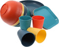 1Set Unbreakable Dinnerware Set Plates and Bowls Camping Parties and Barbecues Stylish and Tableware