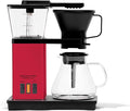 SimplyGoodCoffee Coffee Maker/Coffee Machine. 8 Cup Automatic Drip Pour Over Coffee Brewer With Vinyl Wrap Custom Kit. Easy To Use Gold Cup Standard. Matte Red
