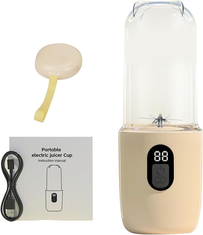 Portable Blender Personal Blender for Shakes and purees with 16 Blades Ideal for Travel Sport Office Camping and Outgoing