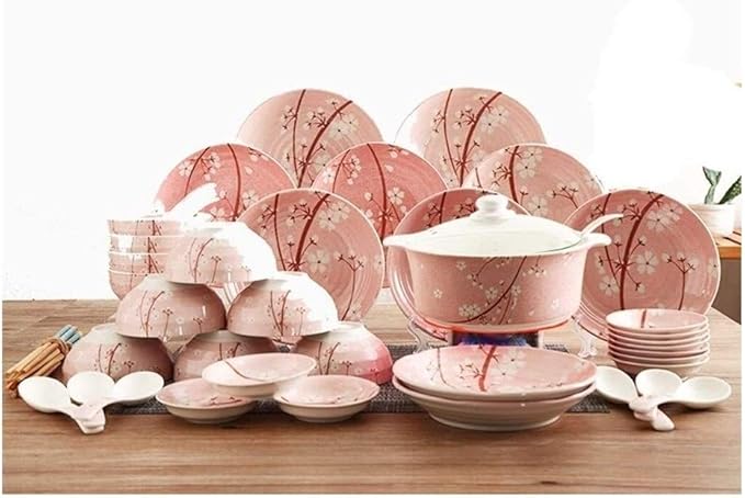 Porcelain Dinnerware Sets Plates and Bowls Sets Fine Porcelain Kitchen Dinnerware Set Plates Dishes Bowls The Best Gift for Family and Friends
