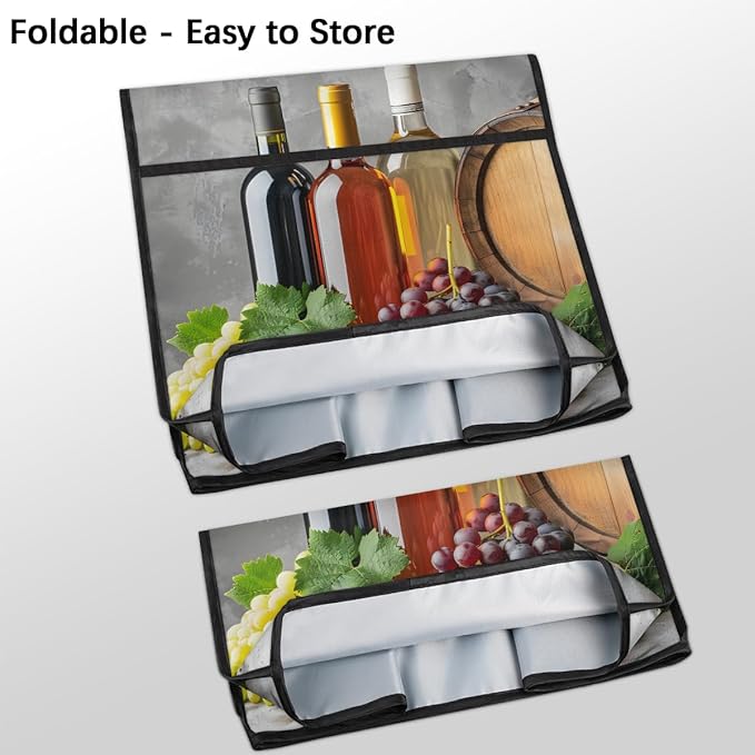 cfpolar Kitchen Aid Mixer Cover Compatible with 6-8 Quarts Grape Wine Fruit Stand Mixer Cover Kitchen Aid Mixers Accessories Appliance Organizer Bag Dust Covers with Zipper Pocket
