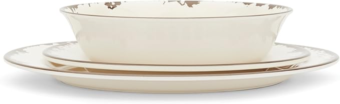 Fox Run Melamine Dinnerware Set Multicolor 12 Piece