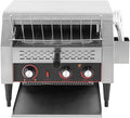 Commercial Toaster - 450 Slices/Hour Stainless Steel Silver Bread Toaster 2400W with 6 Speed Level for Family and Commercial