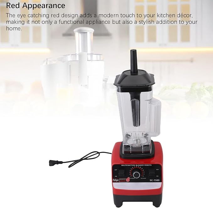 Professional Blender 2 Cups Multifunctional Powerful Crushing Blender with Advanced Crushing Technology for Shakes Mixing Grinding Juicing Kitchen